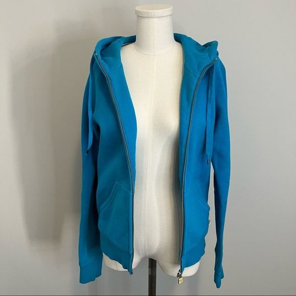 Aritzia TNA Pacific Zip Up Hoodie Blue - Picture 10 of 15